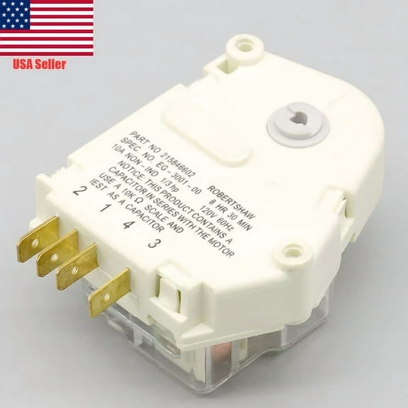 ELARA- For Kenmore Frigidaire Refrigerator Defrost Timer 215846606 215846602 Ap2111929