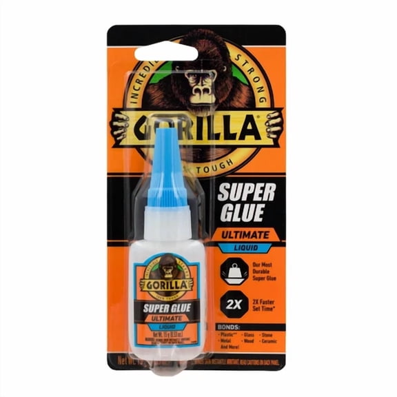 ELARA- Gorilla Glue Instant Adhesive, Super Glue Impact Tough Series, Clear 7805002