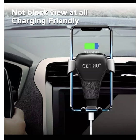 ELARA- Gravity Car Holder For Phone Air Vent Clip Mount Mobile Cell Stand Smartphone