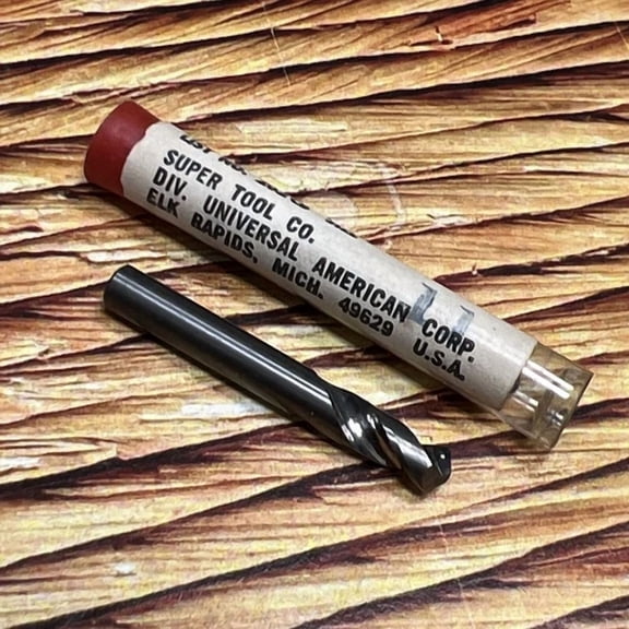 ELARA- Gw Super Tool Co. #11 Wire Gauge Size Solid Carbide Circuit Board Drill Loc:1-B2