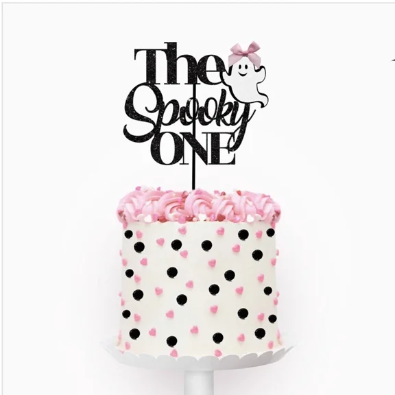 ELARA- Halloween Cake Topper The Spooky One Ghost Cake Topper