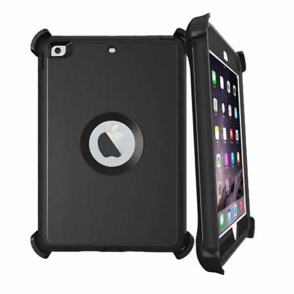 ELARA- Heavy Duty Shockproof Case Cover W/Stand Black/Black For Ipad 2Nd 3Rd 4Th Gen.