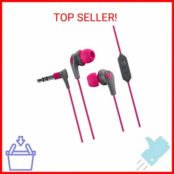 ELARA- Jlab Jbuds Pro Signature Earbuds, Pink, Titanium 10Mm Drivers, Music Controls, U