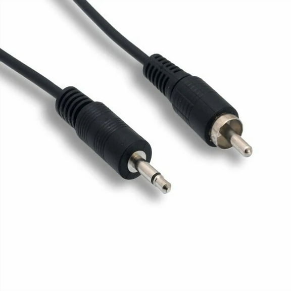 ELARA- Kntk 12Ft 3.5Mm 1/8" Aux To Rca Cable Mono Audio For Car Tablet Phone Mp3 Mp4 Pc