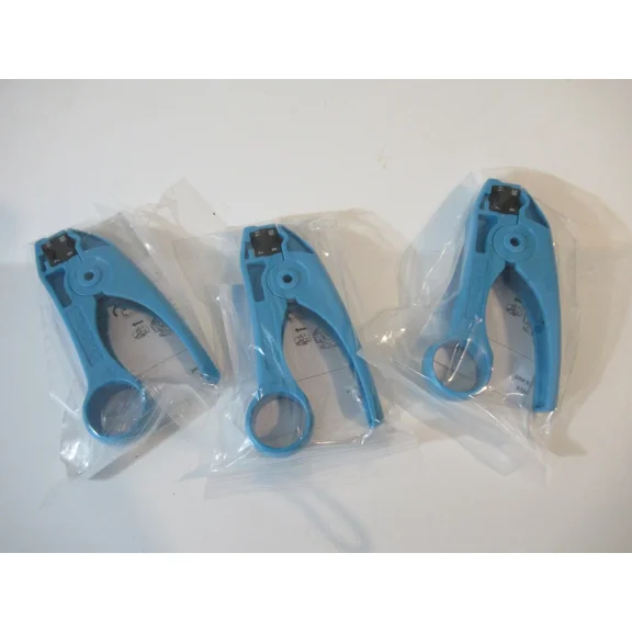 ELARA- Lot Of 3 Rotary Coax Coaxial Cable Stripping Tool Rg59 Rg6 Rg7 Rg11 Stripper