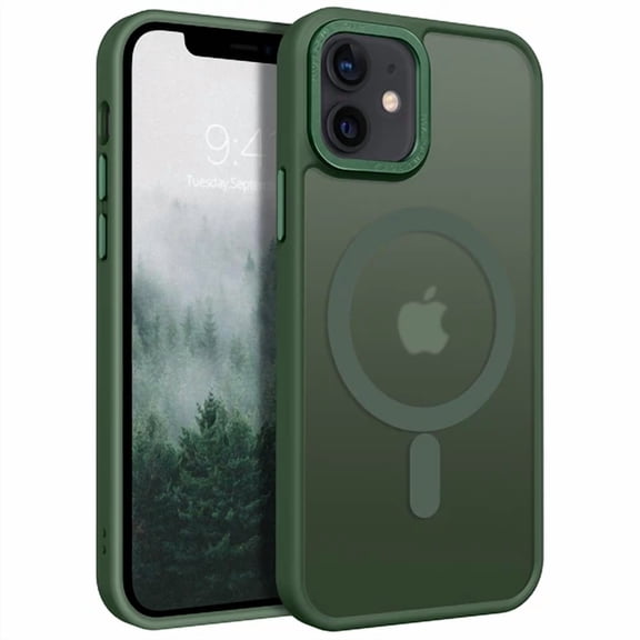 ELARA- Magsafe Compatible Shockproof Rugged Case For Iphone 12 Mini 5.4" - Protective