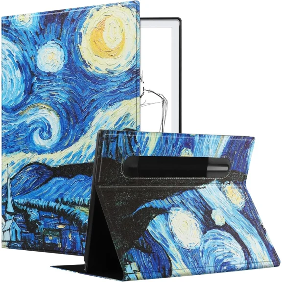 ELARA- New Kuroko Case For Remarkable 2 Tablet Case Slim Light Stand, Starry Night