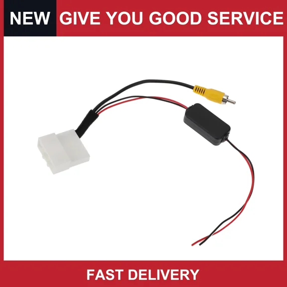 ELARA- Packof1 For Toyota Kluger Rav4 Rca Rear View Camera Adapter Wire Harness Cable
