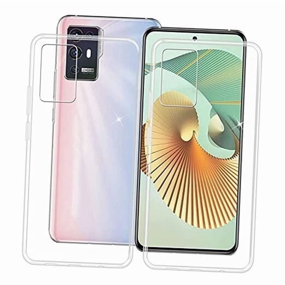 ELARA- Phone Case For Zte Axon 30 Pro 5G (6.67 Inch), Clear Anti-Yellowing Soft