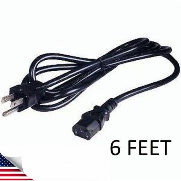 ELARA- Power Cable Cord Wall Plug For Star Micronics Tsp700Ii Pos Thermal Label Printer