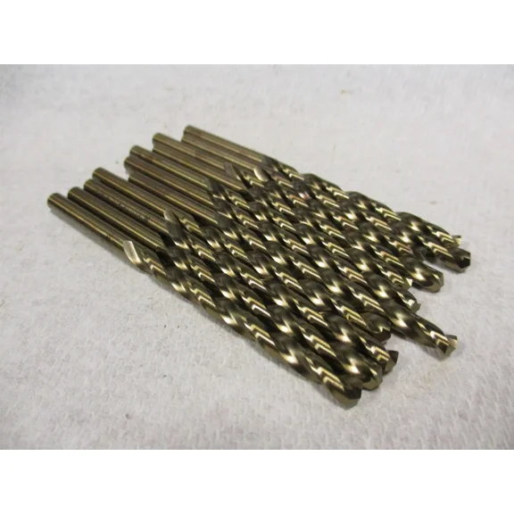 ELARA- Quality Plus 20814 #14 Cobalt Jobber Length Drill Bits Type J Bronze Coat 11 Pcs