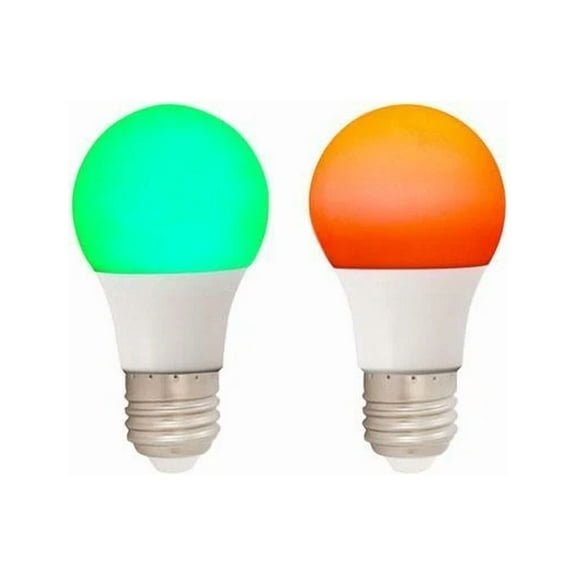 ELARA- Red And Green Holiday Led Light Bulbs Great For Holiday Lighting, & Home Decor