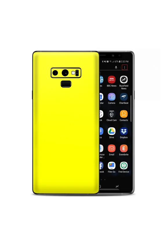 - Skins Decal Wrap For Samsung Note 9 - Bright Yellow
