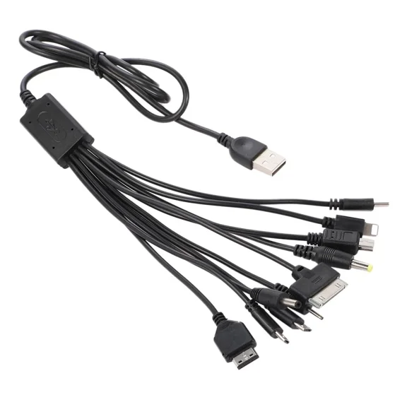 ELARA- Sudroid 10 In 1 Universal Multifunction Cable Fit Usb Charger Cell Mobile Phone