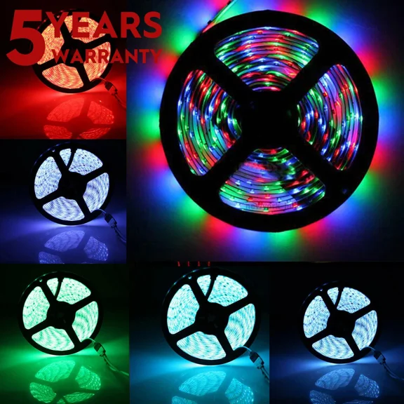 ELARA- Tira De Luces 300 Led 5M Rgb 16 Ft Tiras Luz Para Decoracion Habitacion Cuarto G