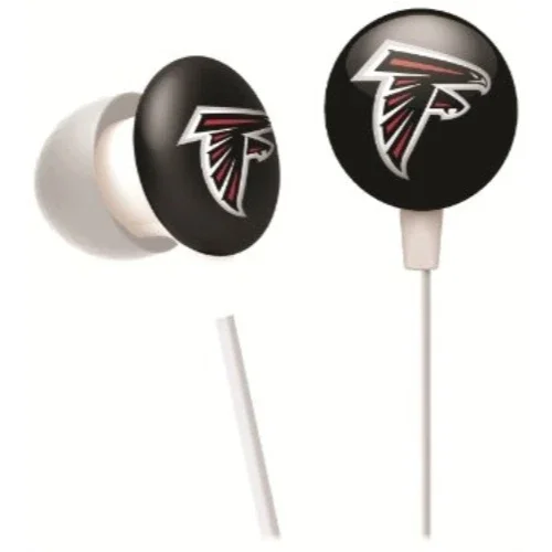 ELARA- "Ihip Nff10200Atl Nfl Atlanta Falcons Mini Ear Buds, Red/Black"