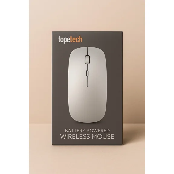 ELARA- Wireless Mouse-Slim Battery Powered Bluetooth Mouse For Ipad, Laptop Tablet,Pc