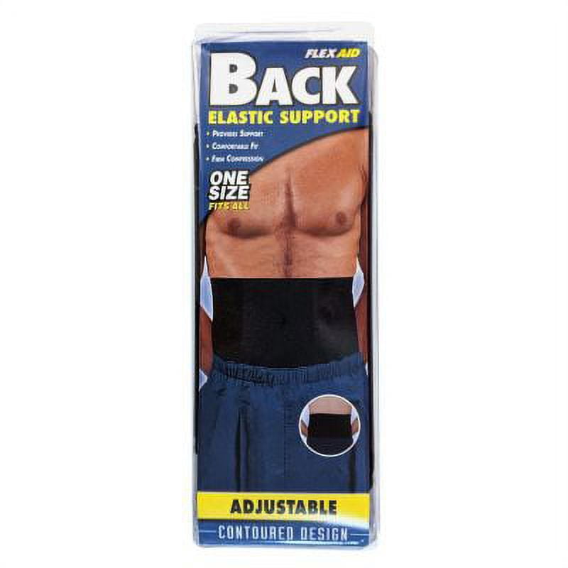 ELASTIC BACK SUPPORT BLACK