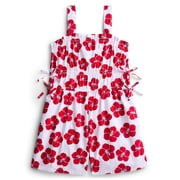 Wonder Nation Girls Elastic Waist Romper, Sizes 4-18 & Plus