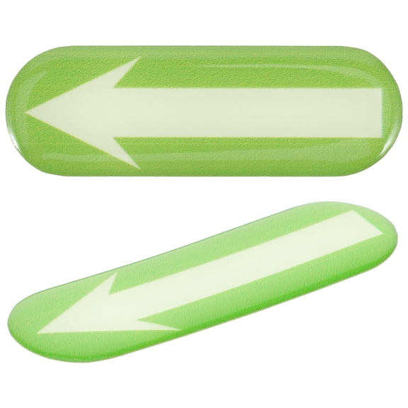 ELAYARD Green Luminous Arrow Decals for Car Night Driving Easy Placement