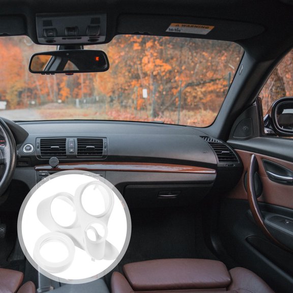 ELAYARD 1Pair Car Speaker Bracket White Plastic Washer Spacer for Auto Audio Decoration and Speaker Mounting