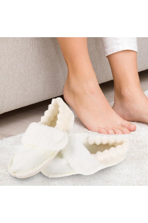 1Pair Thick Soft Fleece Insoles for Clogs Warm Comfortable Shoe Inner Soles