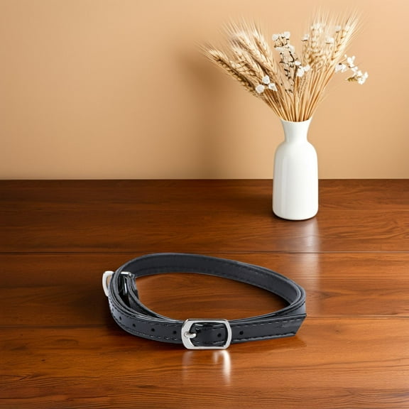 ELAYARD 1 Pair Women Heel Support Straps for High Heels Pure Color Black