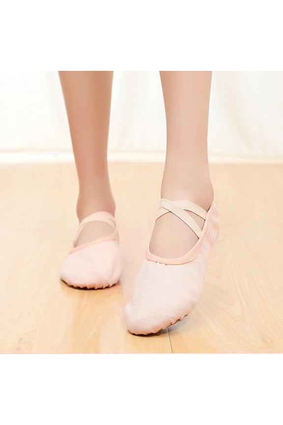 1 Pair of Pole Shoes Lace-free Design Pink for Women Comfortable