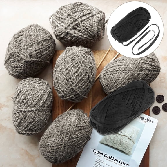 ELAYARD 1 Roll Black Acrylic Fresh Braided String Practical Weaving String for Craft Lovers