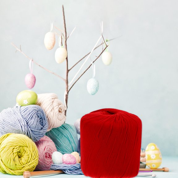 ELAYARD DIY Macrame Rope Red Fresh Cotton Material Soft and Comfortable