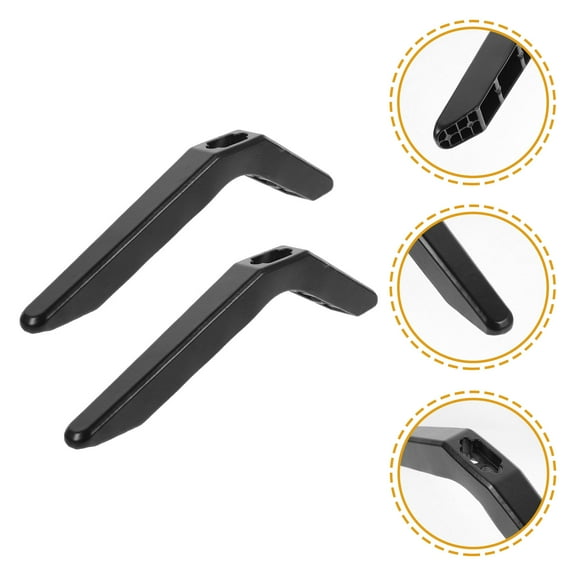 ELAYARD 1 Set Black Plastic TV Support Stand for Home Enhances Home Decor with Sturdy Support