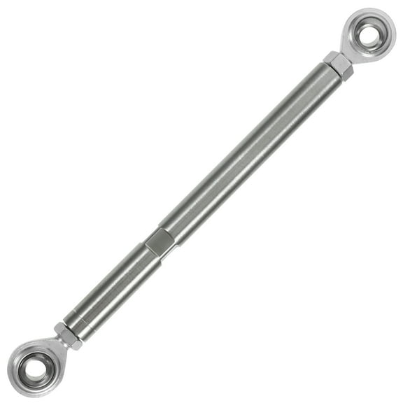 ELAYARD 1Set Silver Car Alternator Bracket with Tensioning Rod for Safe Driving