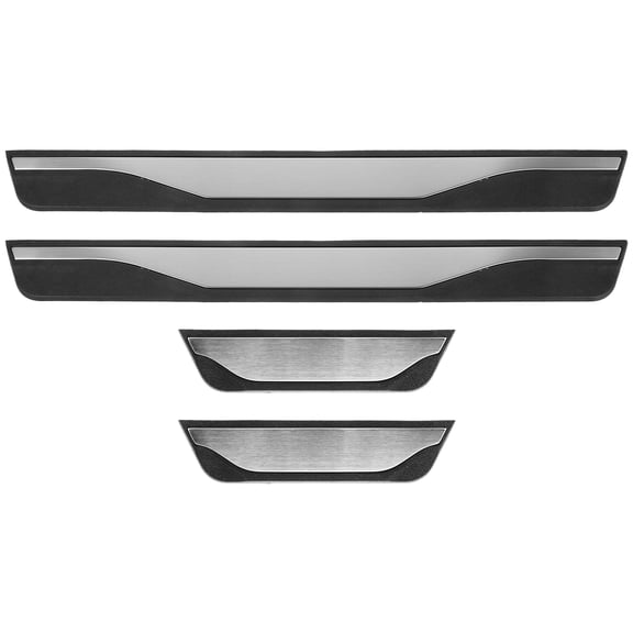 ELAYARD 1Set Carbon Fiber Car Door Edges Guard Water Resistant Car Door Sill Protector for Vehicles