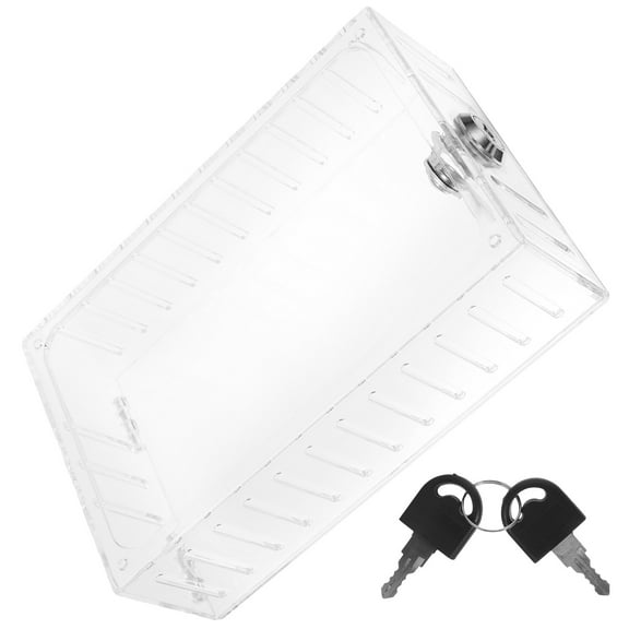 ELAYARD Wall Thermostat Lock Box with Key Plastic Outdoor Use 1 Set