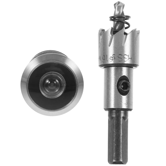 ELAYARD Security Door Peephole Set, Stainless Steel , Privacy for Homeowners, Easy Installation, and Secure