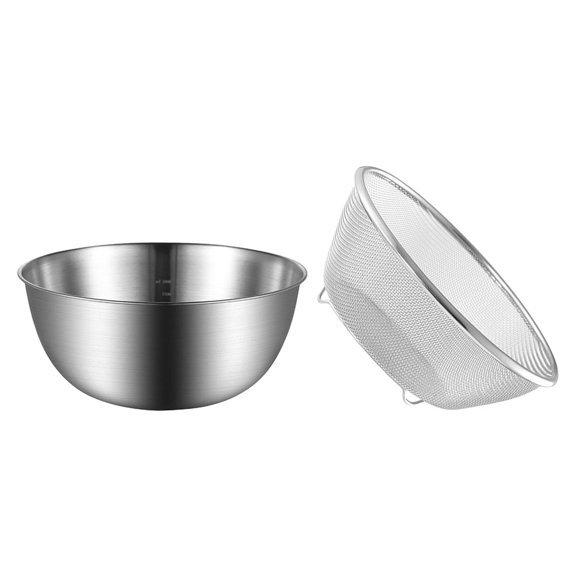 ELAYARD 1 Set Food Strainer Basket with Stainless Steel Design for Kitchen Use