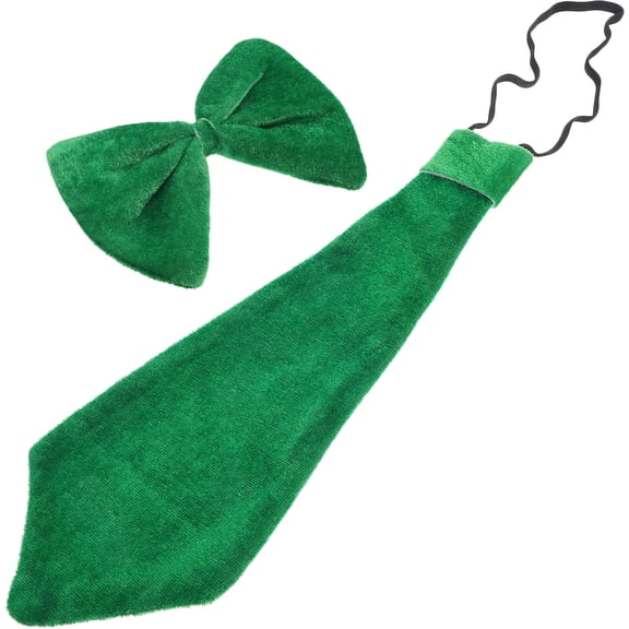 ELAYARD 1 Set Mens Bow Tie Green Fabric Simple Design Decorative for Celebrations and Parties