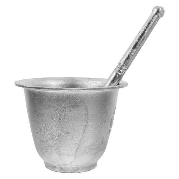 ELAYARD 1Set Metal Masher and Pestle Tool for Garlic Crushing and Spice Grinding