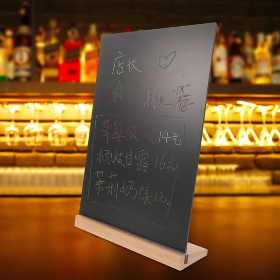 ELAYARD 1 Set Memo Board Sign Small Chalkboard Message Sign Multi Erasable Display for Restaurant