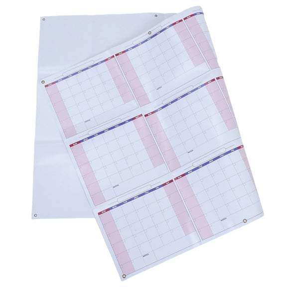 ELAYARD Reusable Dry Erase Monthly Calendar Whiteboard Planner Sheet for Home, Office, School Organization - 1 Set