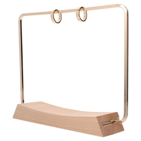 ELAYARD 1 Set Of Desk Calendar Holder Page Turning Convenience Yellow Classic Rack For Office Workers