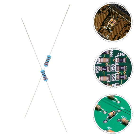 ELAYARD 1 Set Plastic And Metal Resistors Kit Assortment For Diy Projects Accuracy Circuit Component
