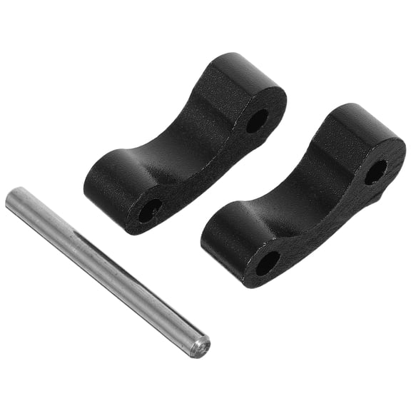 ELAYARD 1Set Aluminum Rear Compartment Latch Lock Metal Window Hinge Replacement Black