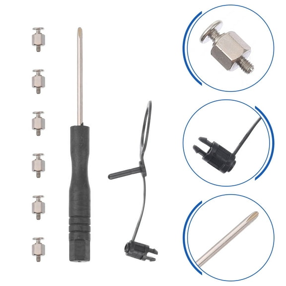 ELAYARD 1 Set SSD Installation Screws Black Metal for Computer Repair