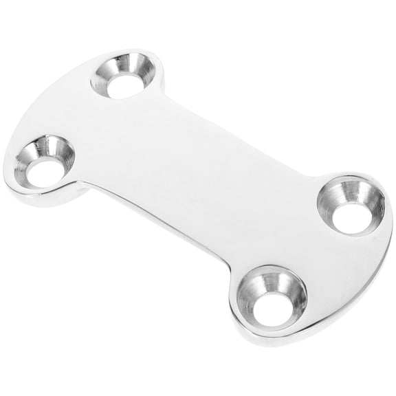 ELAYARD Mirror Polished Webbing Fastener Plate Stainless Steel for Strap Securing