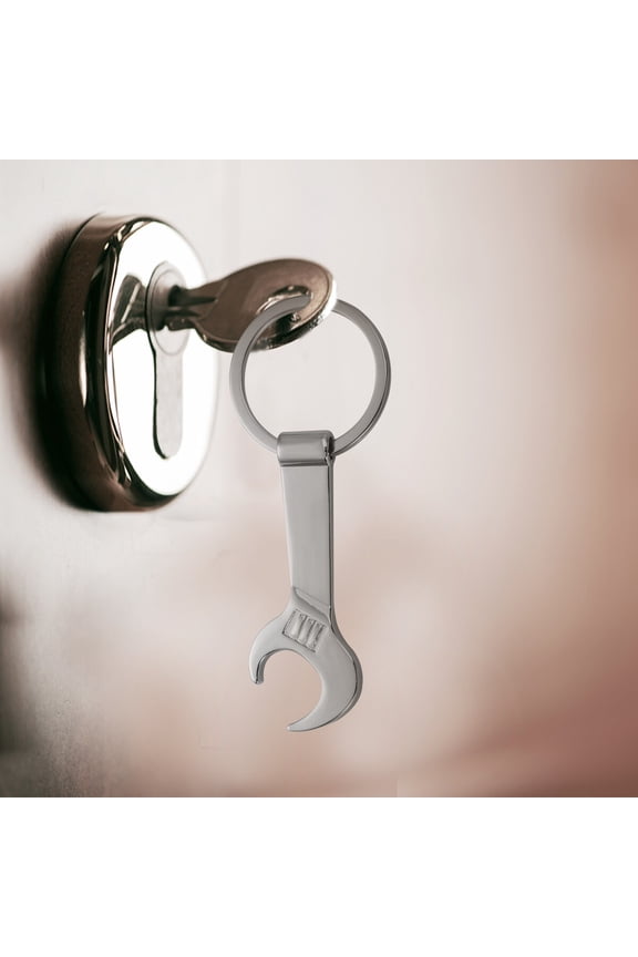 1 Set Silver Wrench Keychains Unique Decorative Gifts for Friends and Family 3pcs