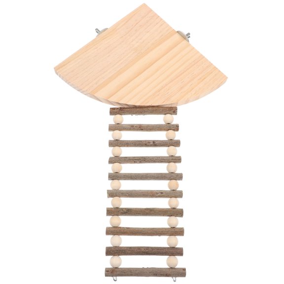 ELAYARD Platform for Pet Funny Hamster Toy Wood Hedgehogs Household 1 Set