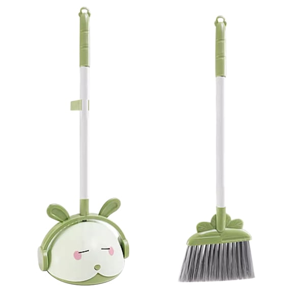ELAYARD Child Housekeeping Helper Green Plastic Cleaning Set 1 Set
