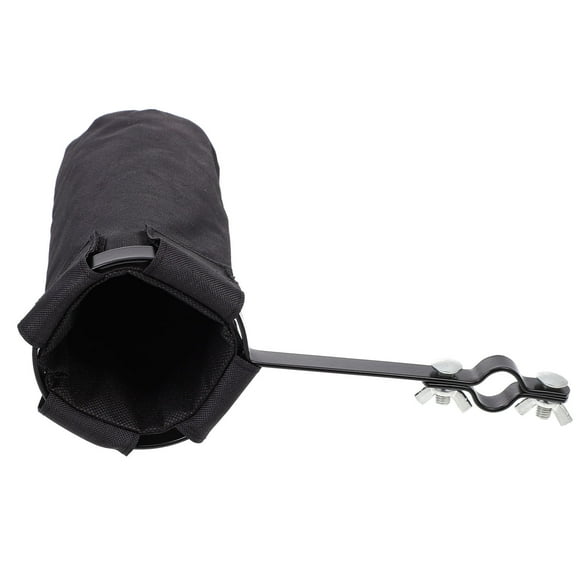 ELAYARD Professional Drumstick Holder Durable Metal Oxford Cloth Black for Storage