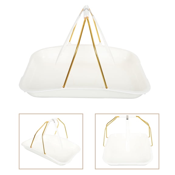 ELAYARD 1 Set of Bread Serving Tray in Beige for Buffets and Home Users